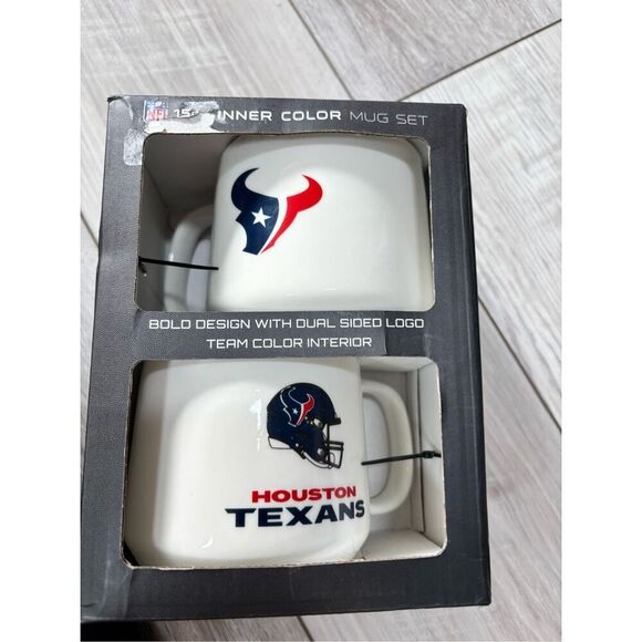 Houston Texans puff tote bag NFL 15oz coffee mugs and football stainless steel T - Picture 10 of 12